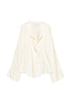 Forte Forte Yogurt Shiny Stretch Silk Shirt
