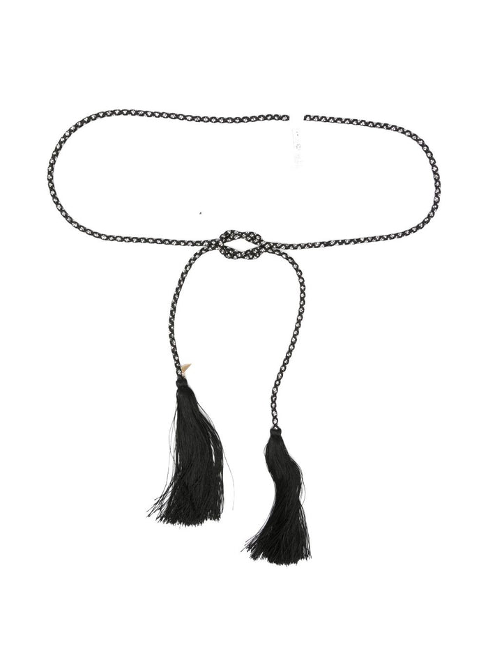 Forte Forte Crystals And Tassels Belt