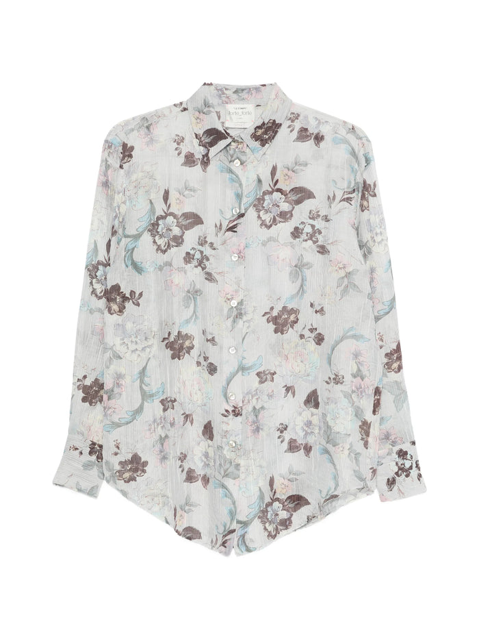 Forte Forte Glicine Peonia Creponne Voile Shirt