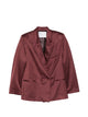 Forte Forte Chic Viscose Cotton Satin Tuxedo Ja