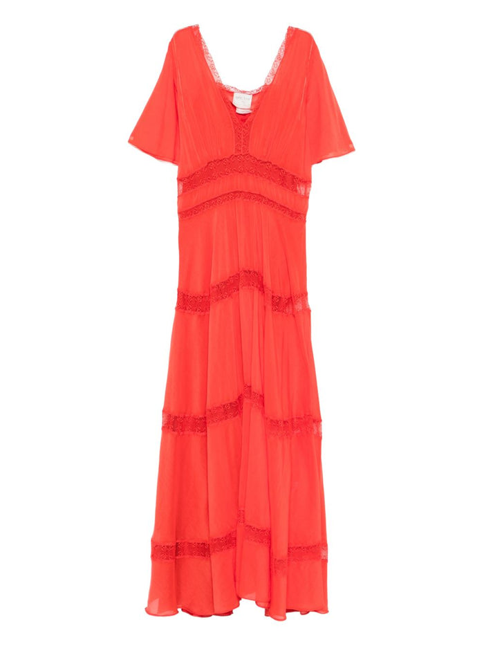 Forte Forte Cotton And Silk V-Necked Dress