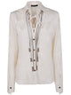 Ibrigu Kimono Shirt With Ruffles