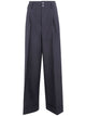 Ibrigu Wide Leg Wool Trousers