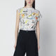 Vivienne Westwood Hebo Asymmetric Tshirt With Wonderland Print