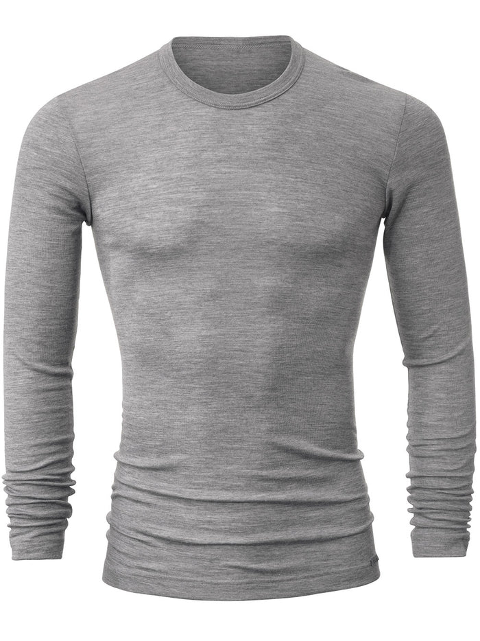 Calida Men Grey Cotton Modal Sweater