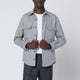 Xacus  Gray Overshirt Jacket In Wool Blend