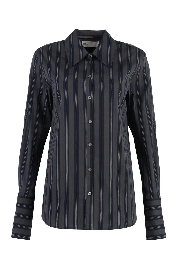 Tory Burch Cuffed Cotton Shirt