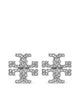 Tory Burch Silver Crystal Brass Jewelry