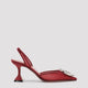 Amina Muaddi Red Begum 70 Mesh Pumps