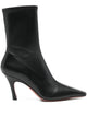 Amina Muaddi Jamie Leather Boots