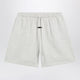 Fear Of God Essentials Classic Light Grey Mélange Fleece Sports Shorts