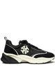 Tory Burch Black Polyester Suede Sneakers