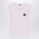 Stone Island Pink T-Shirt With Compass Logo Patch