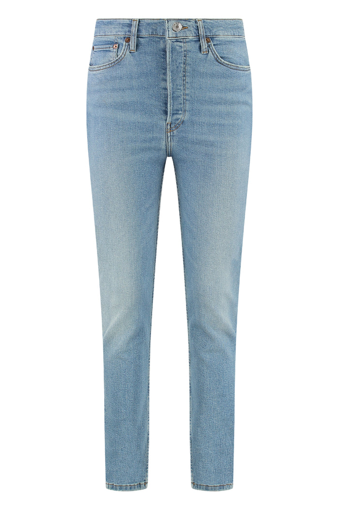 Re/Done 90S High-Rise Skinny-Fit Jeans