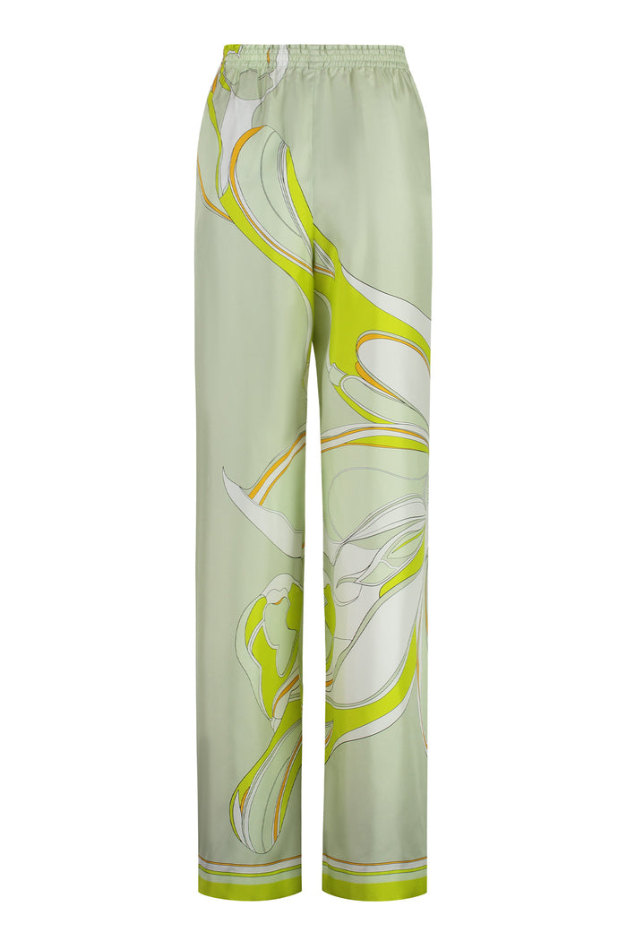 Tory Burch Printed Silk Pants