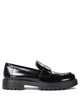 Tory Burch  Black Bovine Leather Loafers