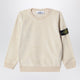 Stone Island Light Beige Cotton Terry Sweatshirt