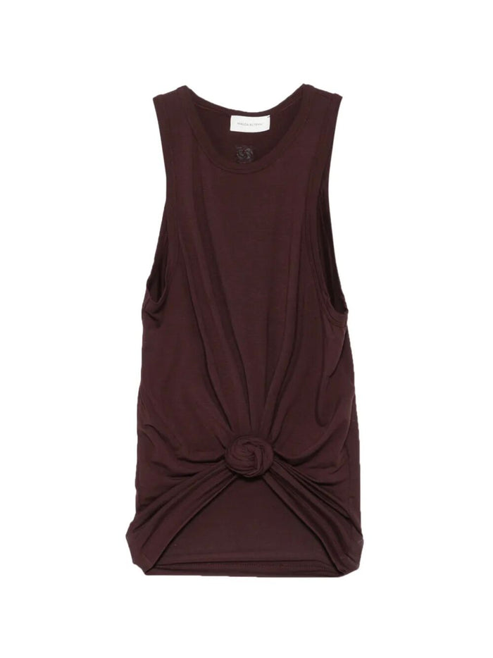 Magda Butrym American Neck Twist Top