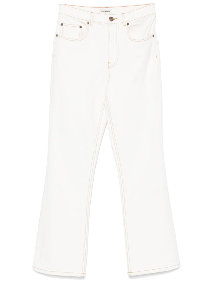 Tory Burch White Denim Jeans