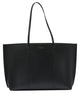 Tory Burch Black Cow Leather Cotton Shoulder Bag