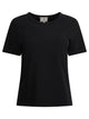 Ines De La Fressange Black Cotton Resin T-Shirt