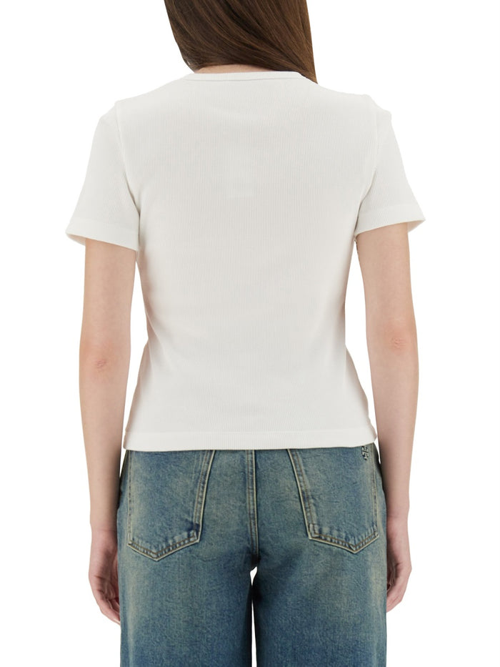 Tory Burch White Cotton T-Shirts