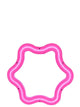 Seletti 'Supercurve Mirror Tiny Flower' Mirror