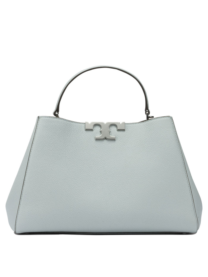 Tory Burch Light Blue Cow Leather Handbag