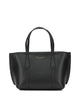 Tory Burch Black Cow Leather Cotton Polyurethane Handbag