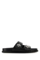 Tory Burch Black Bovine Leather Flats