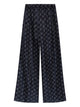 Tory Burch Jacquard Silk Trousers