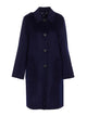 Tory Burch Blue Reversible Coat