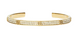 Tory Burch Gold Tone Pave Double T Cuff