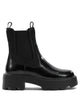 Tory Burch Black Suede Polyester Ankle Boots