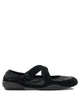 Tory Burch Suede Nylon Rubber Ballerinas
