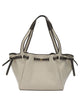 Tory Burch Beige Cotton Shoulder Bags
