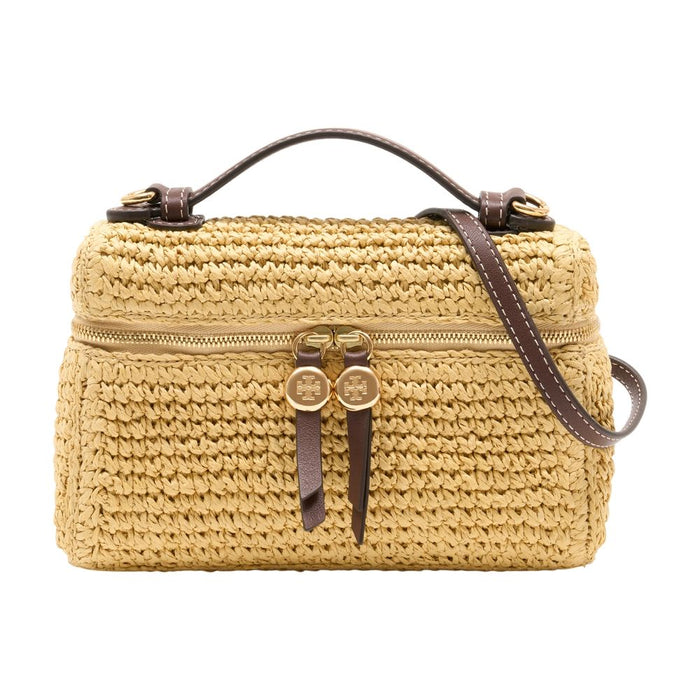 Tory Burch Borsa In Rafia Con Tracolla