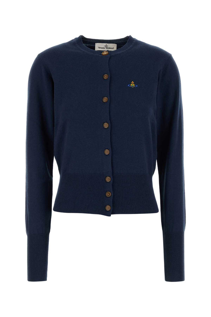 Vivienne Westwood Blue Cotton Cashmere Sweaters