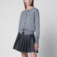 Vivienne Westwood Bea Cotton And Cashmere Cardigan In Dark Grey