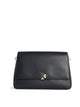 Tory Burch Charlie Medium Shoulder Bag In Black Leather