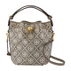 Tory Burch T-Monogram Mini Bucket Bag -  - Canvas - Grey