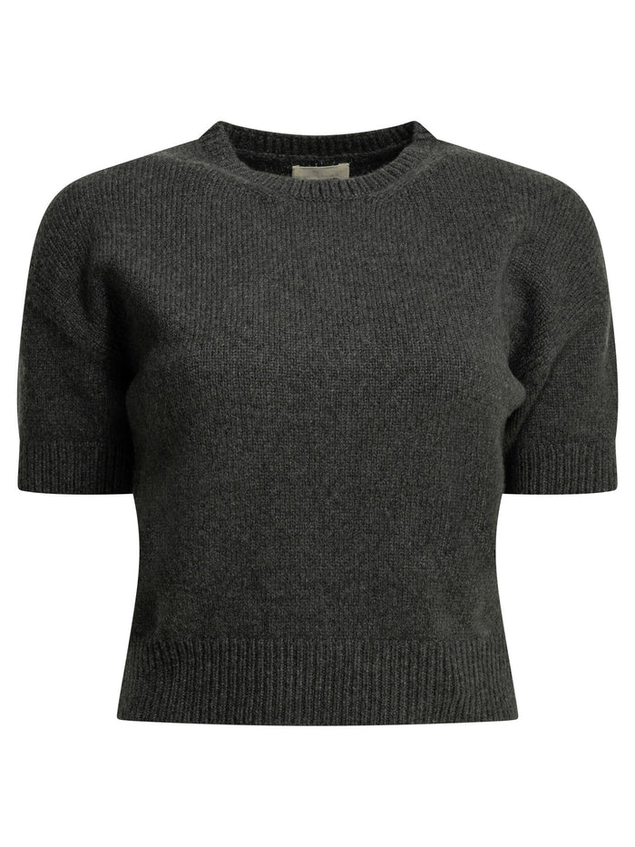 Khaite "Golden" Crew-Neck Sweater