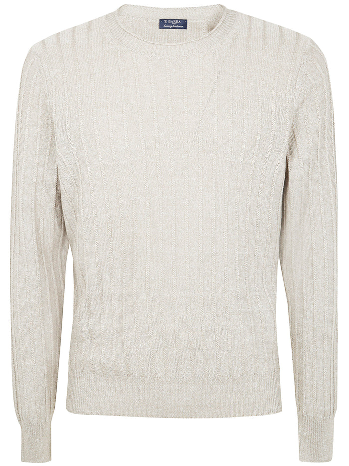 Barba Napoli Long Sleeves Round Neck Sweater