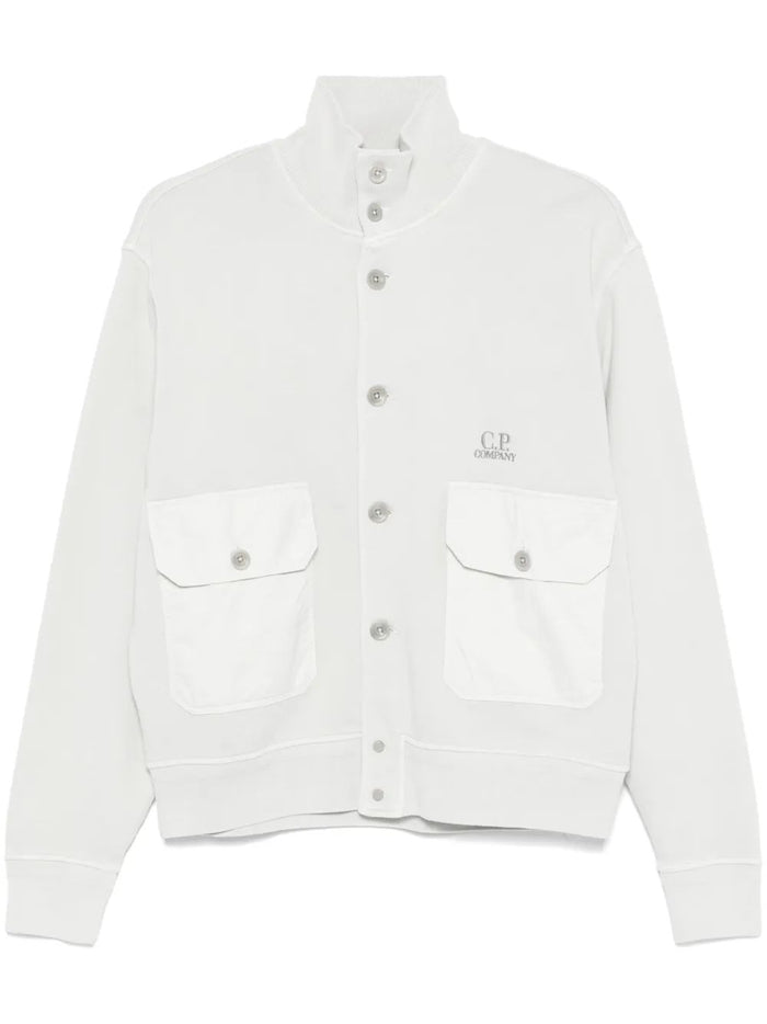 C.p.company Diagonal Fleece Cotton Sweatshirt