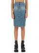 Vivienne Westwood Denim Midi Skirt