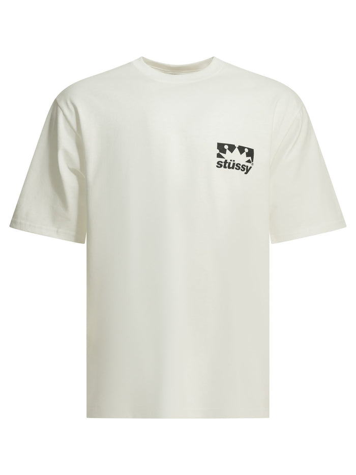 Stussy White Cotton T-Shirt
