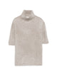 Soft Goat Cashmere Turtle-Neck Sweater