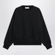 Fear Of God Essentials Black Cotton Fleece Crewneck Sweatshirt