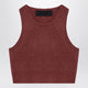 Fear Of God Essentials Sporty Burgundy Honeycomb Tank Top