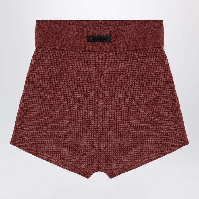 Fear Of God  Burgundy Honeycomb Short